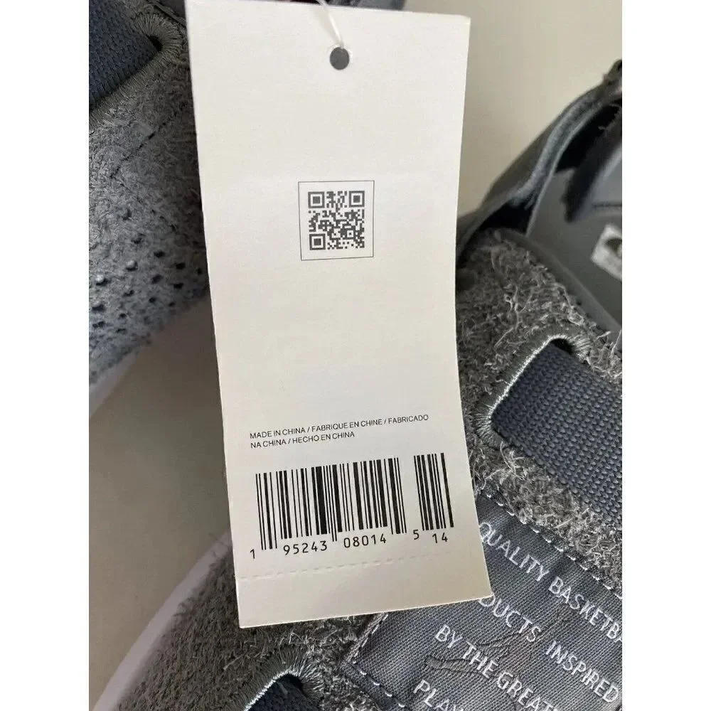 NIKE‎ AIR JORDAN LS Slides Winter Grey Men’s Sz 9 DJ9857-002 NEW